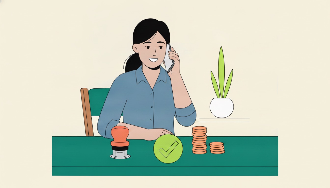The same owner getting paid after a calm conversation instead of a fee